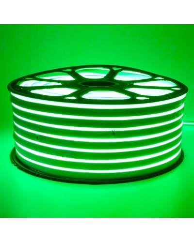 Led неон 220В зеленый smd2835 120LED/m 12W IP65, 1м (S-18573)