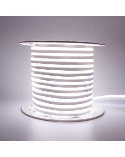 Led неон 220В нейтральный белый AVT smd2835 120LED/m 7W IP65, 1м (S-18556)