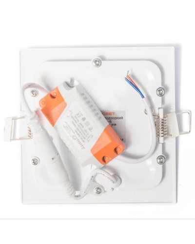 Светильник точечный врезной ЕВРОСВЕТ 6Вт квадрат LED-S-120-6 (000039172)
