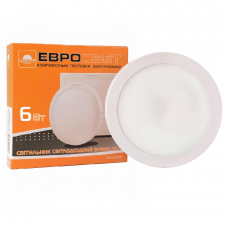 Светильник точечный накладной ЕВРОСВЕТ 6Вт круг LED-SR-120-6 (000039174)