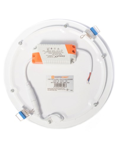 Светильник точечный врезной ЕВРОСВЕТ 18Вт круг LED-R-225-18 (000039186)