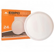 Светильник точечный накладной ЕВРОСВЕТ 24Вт круг LED-SR-300-24 (000039193)