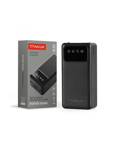 Павербанк 30000mAh TITANUM OL03 Black TPB-OL03-B (27483)