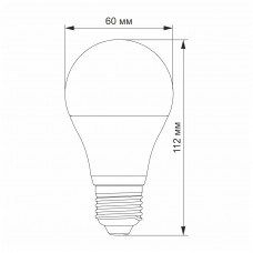Светодиодная лампа VIDEX  A60e 7W E27 4100K (VL-A60e-07274)
