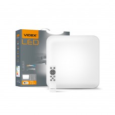 LED светильник функциональный квадратный VIDEX 72W 2800-6000K (VL-CLSS-72)