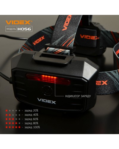 Налобный светодиодный фонарик VIDEX VLF-H056 1400Lm 6500K (VLF-H056)
