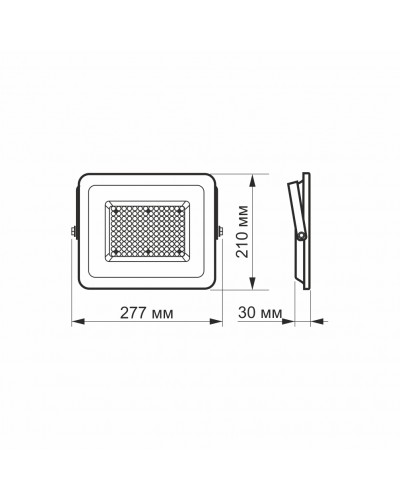 Светодиодный прожектор VIDEX F2e 100W 5000K (VL-F2e-1005W)