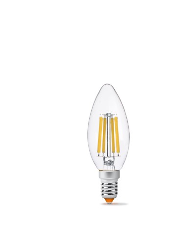 Светодиодная лампа VIDEX Filament C37F 6W E14 4100K (VL-C37F-06144)