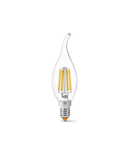 Светодиодная лампа VIDEX Filament C37Ft 6W E14 4100K (VL-C37Ft-06144)