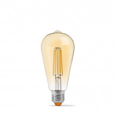 Светодиодная лампа VIDEX Filament ST64FA 10W E27 2200K бронза (VL-ST64FA-10272)