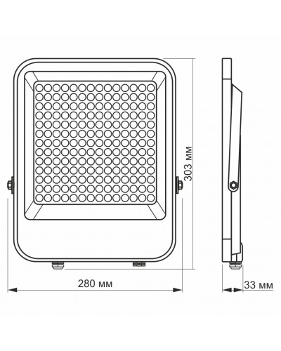 Светодиодный прожектор VIDEX PREMIUM F2 150W 5000K (VL-F2-1505G) Светодиодный прожектор VIDEX PREMIUM F2 150W 5000K (VL-F2-1505G)