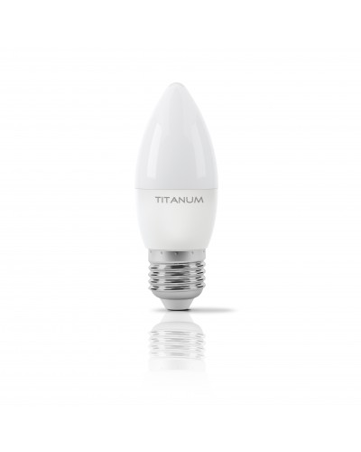 Светодиодная лампа TITANUM C37 6W E27 3000K (TLС3706273)