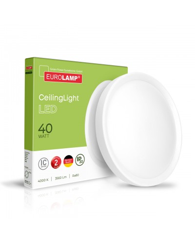LED Светильник круглый накладной Easy click 40W 4000K (LED-NLR-40/40 GM)