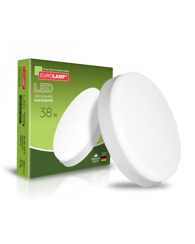 LED Світильник круглий накладний GL 38W 5000K (LED-NLR-38/5)