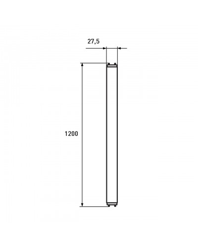 EUROLAMP LED Лампа T8 стекло 18W 4000K 140lm/W (LED-T8-18W/4000(140lm/W))