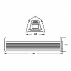 Cветильник линейный высокомощный EUROLAMP LED LINEAR HIGH (LED-LHP-100W)