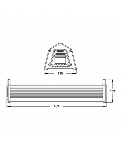 Світильник лінійний високопотужний EUROLAMP LED LINEAR HIGH (LED-LHP-100W)