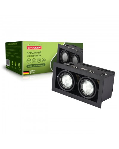 EUROLAMP LED Светильник карданный для ламп LED (LHK2-LED-GU10(black))