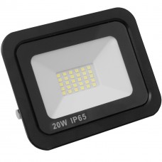 Світлодіодний прожектор EUROLAMP LED SMD з радіатором 20W (LED-FL-20/6(black))