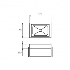 Світлодіодний прожектор EUROLAMP LED SMD з радіатором 20W (LED-FL-20/6(black))