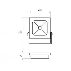 Світлодіодний прожектор EUROLAMP LED SMD 300W (LED-FLR-SMD-300)