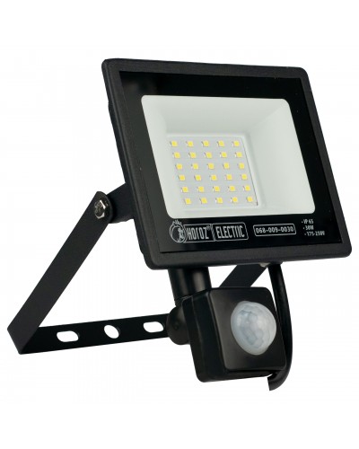 Прожектор светодиодный с датчиком PARS/S-30 30W 6400K (068-009-0030-010)