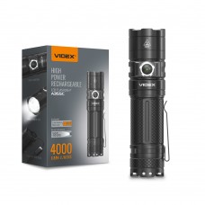 Портативный светодиодный фонарик VIDEX 4000Lm 5000K (VLF-A355C)