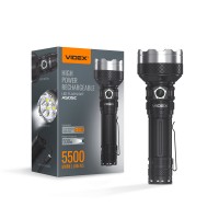 Портативний світлодіодний ліхтарик VIDEX 5500Lm 5000K (VLF-A505C)