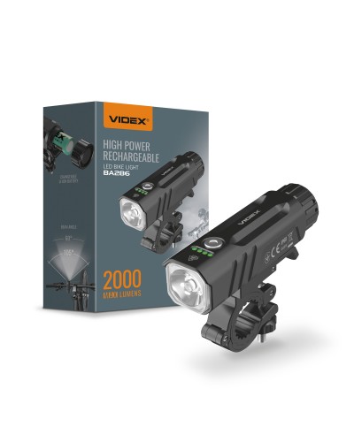 Велосипедный фонарь VIDEX VLF-BA286 2000Lm 5000K (VLF-BA286)