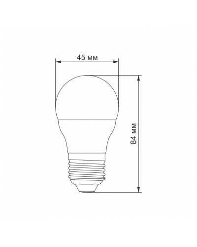 LED лампа VIDEX G45e 3.5W E27 4100K (VL-G45e-35274) LED лампа VIDEX G45e 3.5W E27 4100K (VL-G45e-35274)