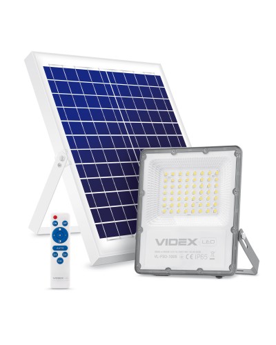 LED прожектор автономний VIDEX 2800Lm 5000K VL-FSO-1005 (25743)