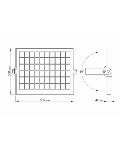 LED прожектор автономний VIDEX 2800Lm 5000K VL-FSO-1005 (25743)