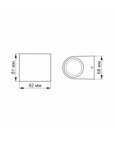 LED Светильник архитектурный AR031 IP54 VIDEX 3W 2700K VL-AR031-032B (26538) LED Светильник архитектурный AR031 IP54 VIDEX 3W 2700K VL-AR031-032B (26538)