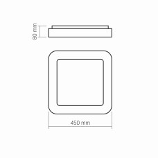 LED світильник VIDEX EDGE-SC-72W-WHITE (VLE-ESC-72W)