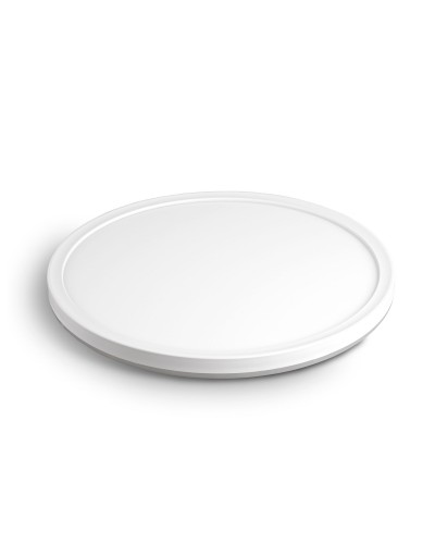 LED світильник з декоративною підсвіткою VIDEX 18W 4000K Білий (VL-DL3R-184W)