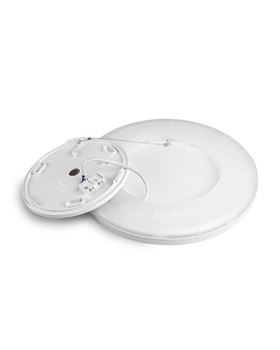 LED світильник з декоративною підсвіткою VIDEX 18W 4000K Білий (VL-DL3R-184W)