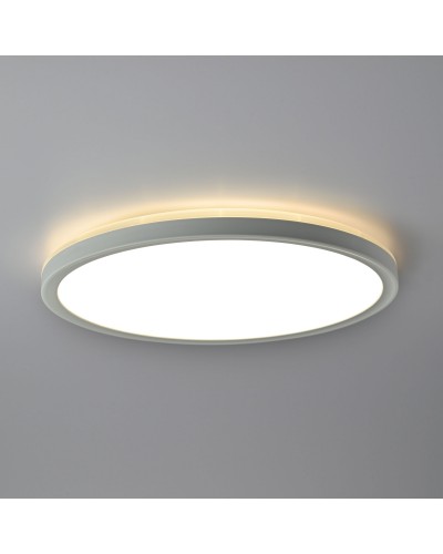 LED світильник з декоративною підсвіткою VIDEX 18W 4000K Білий (VL-DL3R-184W)