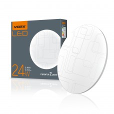LED светильник настенно-потолочный VIDEX 24W 4100K Прямоугольники (VL-CLR-244R)