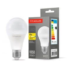 LED лампа TITANUM A60 12W E27 3000K (TLA6012273)